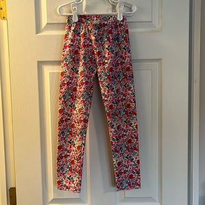 Never worn Hanna Anderson floral leggings